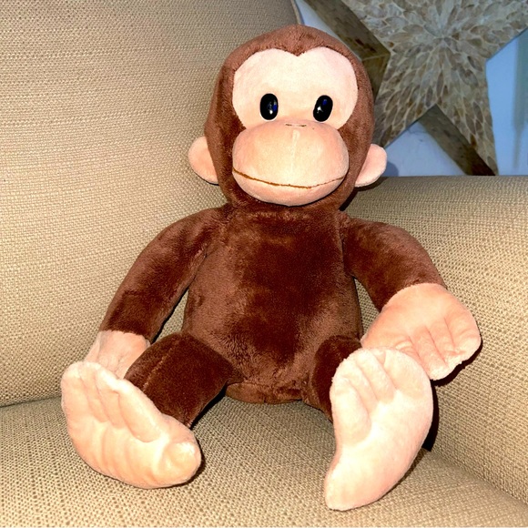 Curious George Monkey Plush Stuffed Animal - Picture 1 of 8